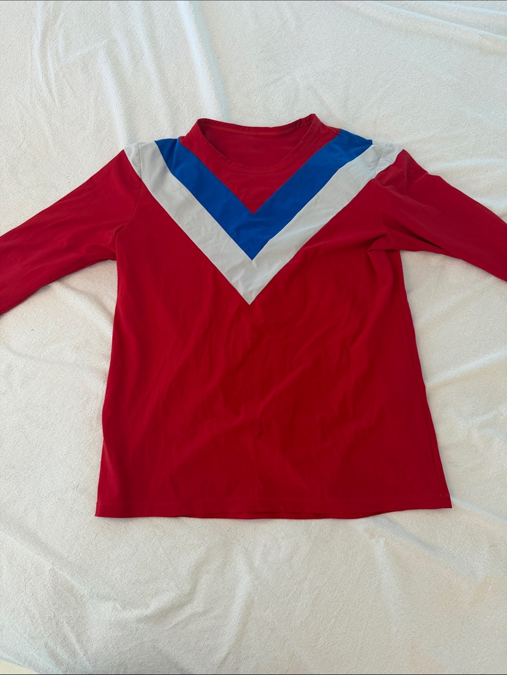 Tory Burch sport chevron long sleeve shirt.  Size m/l?